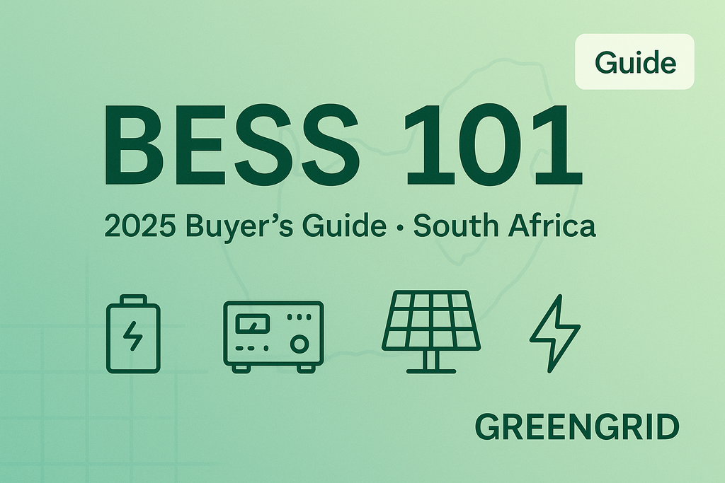 BESS 101: The 2025 Buyer’s Guide for South Africa