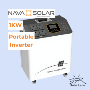 Navasolar 1KW Trolley Inverter / 0.96KWH Lithium Battery