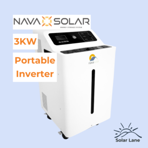 Navasolar 3KW Trolley Inverter / 2.56KWH Lithium Battery