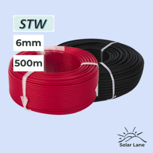 6mm Solar Cable Red/Black (500m Rolls)