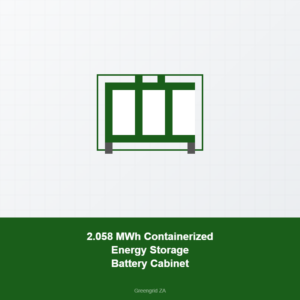 2.058 MWh Containerized Energy Storage Battery Cabinet