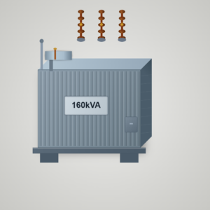 160kVA Oil-Immersed Transformer Dyn11 – 11/22/33kV to 420V